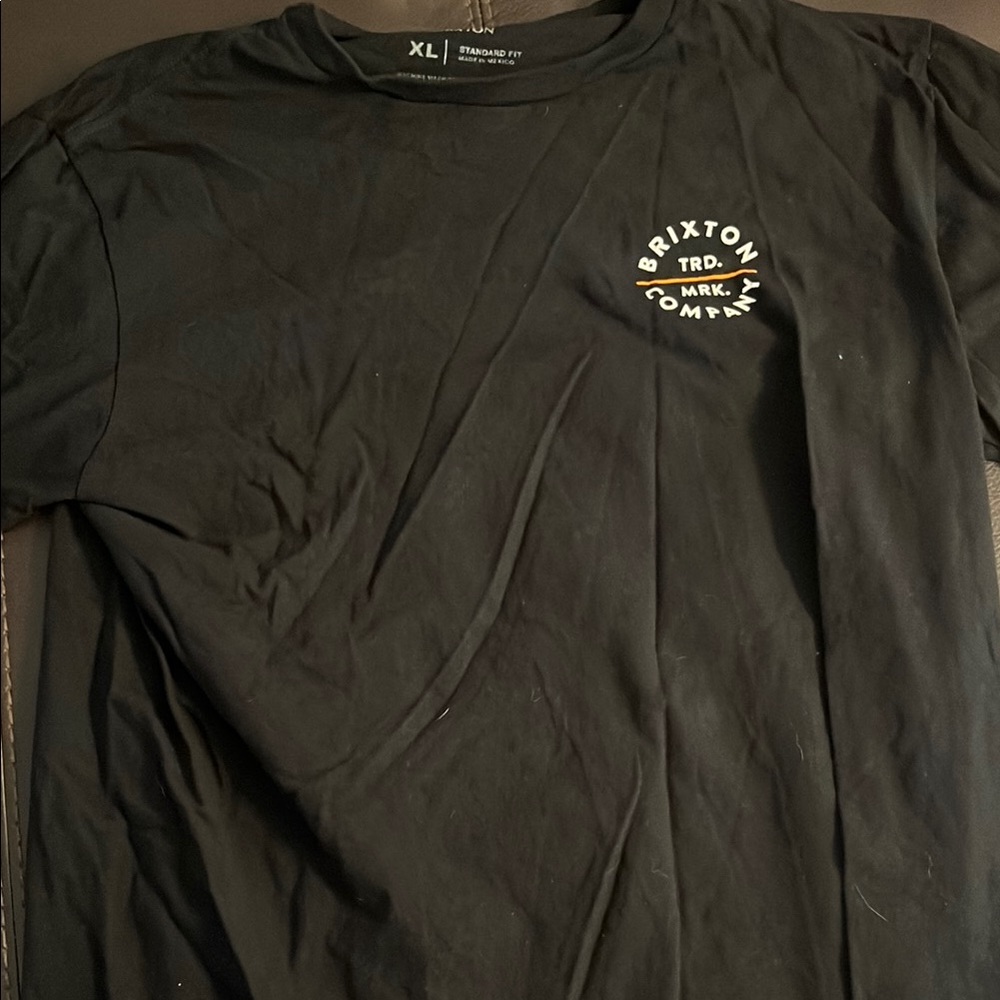 Brixton Black Logo Tee